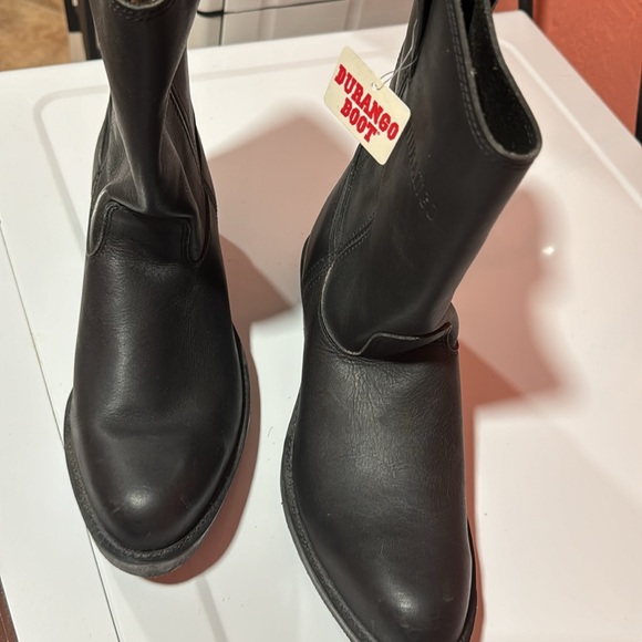 Durango steel-toed black men’s work boots. Size 10.5 med. New. Leather - Picture 2 of 7